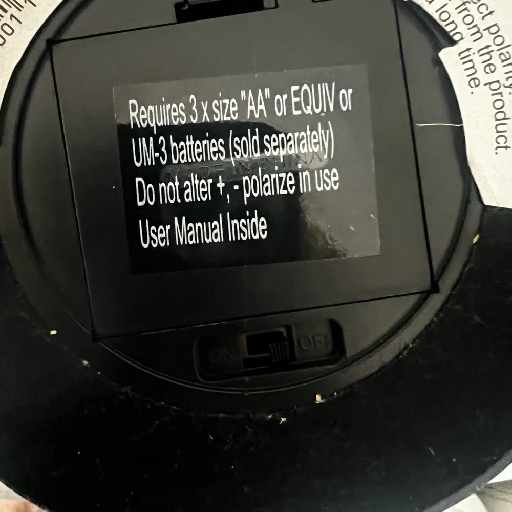 Industrial Cage Table Lamp with Brown Wood Base - Rustic Accent - Picture 4 of 4